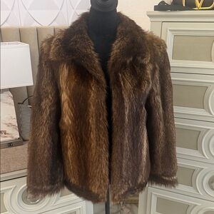 Vintage raccoon coat